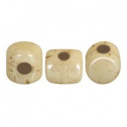 Les perles par Puca® Minos Perlen Opaque beige ceramic look 03000/14413